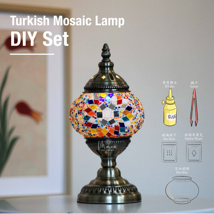 "CAPPADOCIA" Kit à faire soi-même pour lampe en mosaïque turque