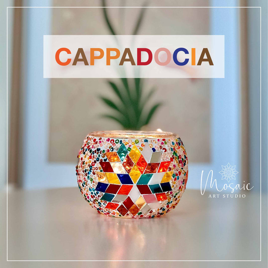 Bougeoir Mosaïque À FAIRE SOI-MÊME Home Kit "CAPPADOCIA"
